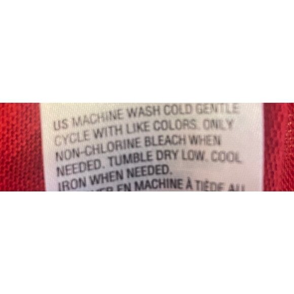 INC International Concept Linen Blend Lace Tie-Up Tank Top, Red,  Womens P/S - Picture 9 of 9